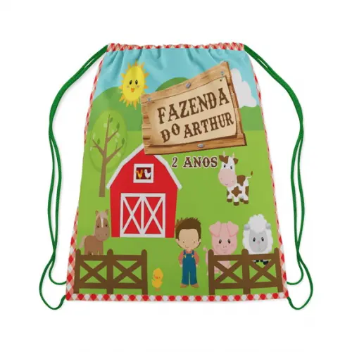 Mochilinha para Lembrancinhas Fazendinha