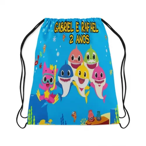 Mochilinha Personalizada Baby Shark