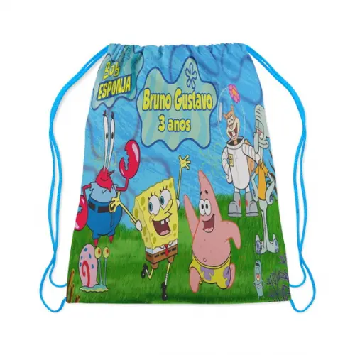 Mochilinha Personalizada Bob Esponja