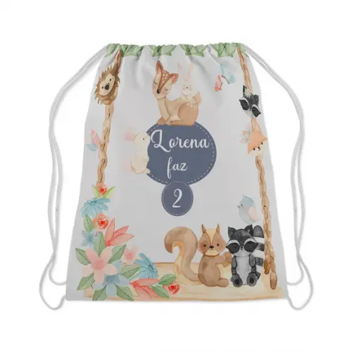 Mochilinha Personalizada Bosque Encantado