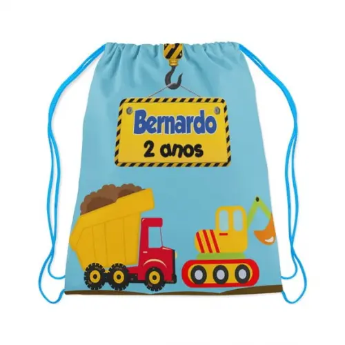 Mochilinha Personalizada Caminhão