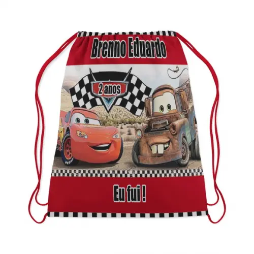 Mochilinha Personalizada Carros Disney