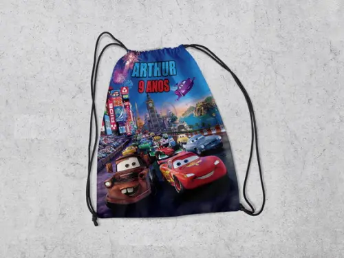 Mochilinha Personalizada Carros Disney