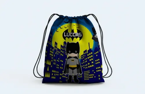 Mochilinha Personalizada Do Batman