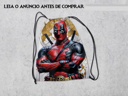 Mochilinha Personalizada do Deadpool