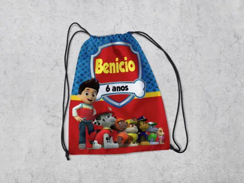 Mochilinha Personalizada Patrulha Canina
