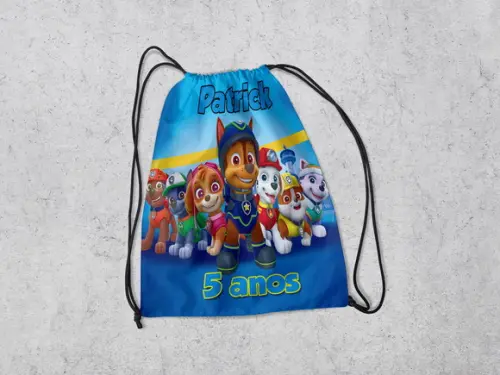 Mochilinha Personalizada Patrulha Canina