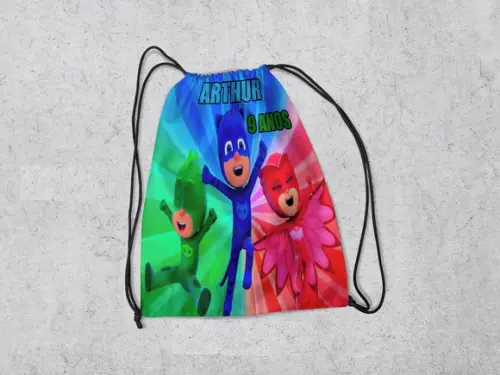 Mochilinha Personalizada Pmjkss
