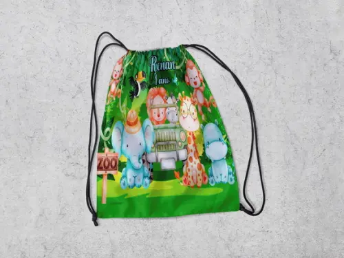Mochilinha Personalizada Safari