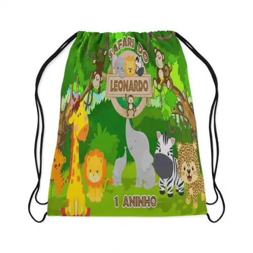 Mochilinha Personalizada Safari Baby