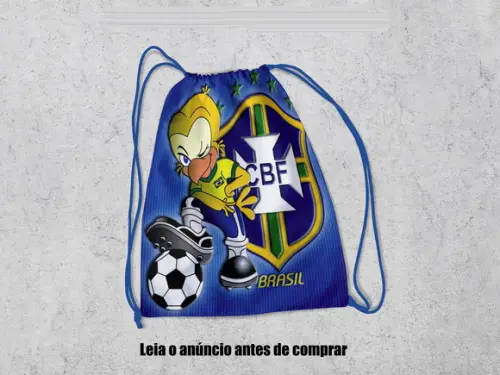 Mochilnha Personalizada do Brasil na Copa do Mundo