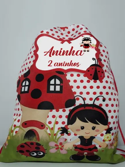 Mochllinha Personalizada Joaninha