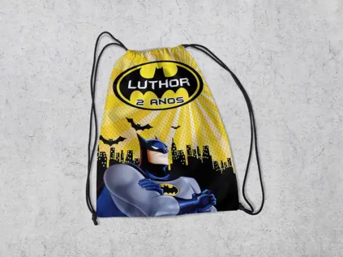 Sacolinha Surpresa Mochila de Costa do Batman