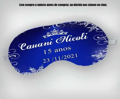 20 Mascara de Dormir para Lembrancinhas de 15 Anos