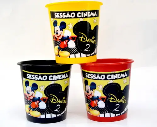 Balde de Pipoca do Mickey