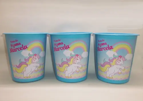 Balde de Pipoca do Unicornio