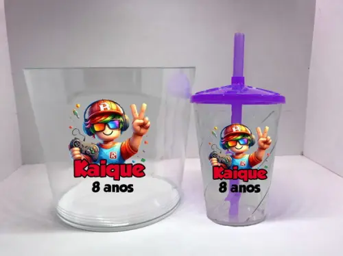 Balde de Pipoca e Copo Twister Roblox