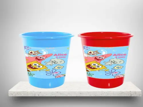Balde de Pipoca Personalizado Bob Esponja