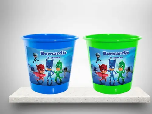 Balde de Pipoca Personalizado Pj