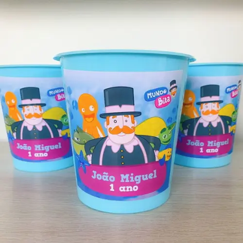Balde de Pipoca Personalizado Mundo Bita