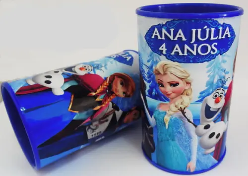 Cofrinho Lembrancinhas da Ana e Elsa Frozen
