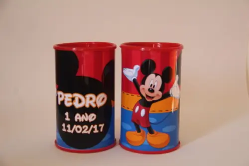 Cofrinho Lembrancinhas de Aniversario do Mickey