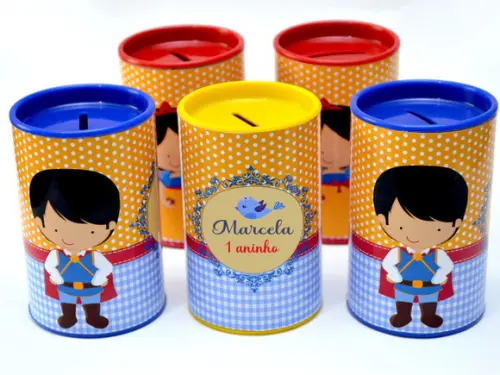 Cofrinho Personalizado Principe Baby