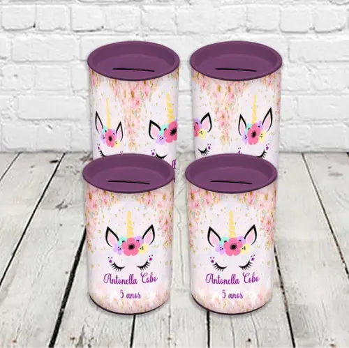 Cofrinho Personalizado Unicornio