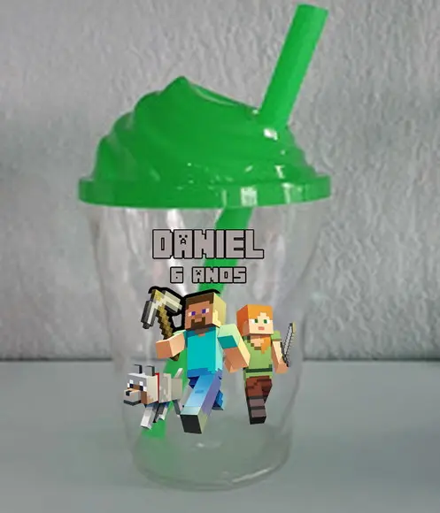 Copo Chantily Personalizado Minecraft