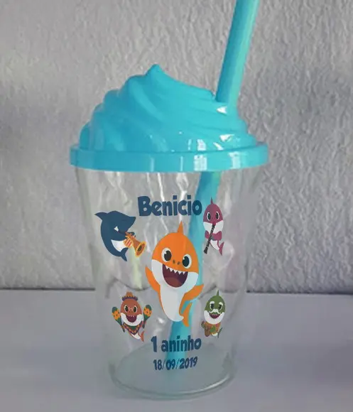 Copo Twister Chantilly Baby Shark