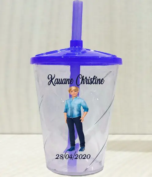 Copo Twister Personalizado Barbie Ken