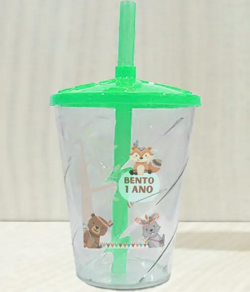 Copo Twister Personalizado Bosque Encantado
