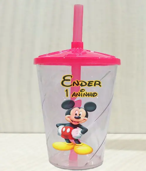 Copo Twister Personalizado do Mickey