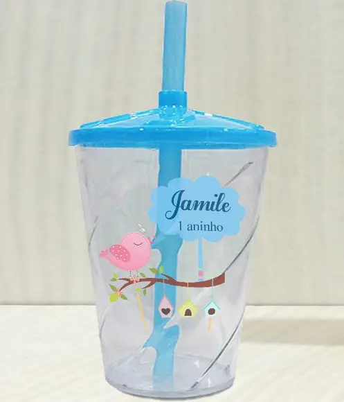 Copo Twister Personalizado Jardim Encantado