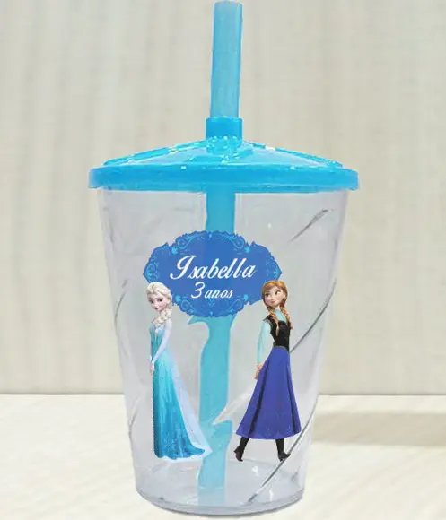 Copo Twister Personalizado Frozen