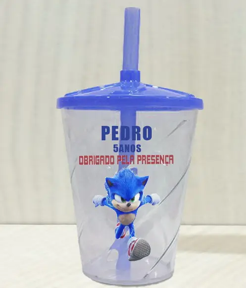 Copo Twister Personalizado Sonic