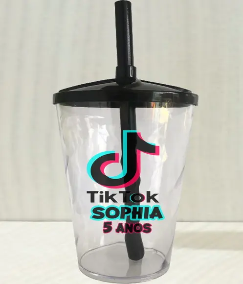 Copo Twister Personalizado Tik Tok