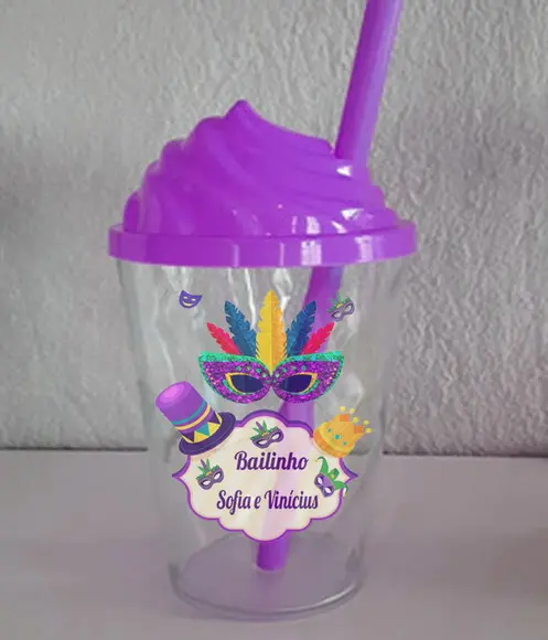 Copo Twister Tampa Chantilly Bailinho Carnaval
