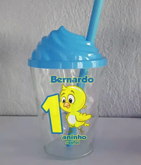Copo Twister Tampa Chantilly Pintinho Amarelinho