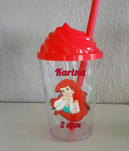 Copo Twister Tampa Chantilly Sereia Ariel