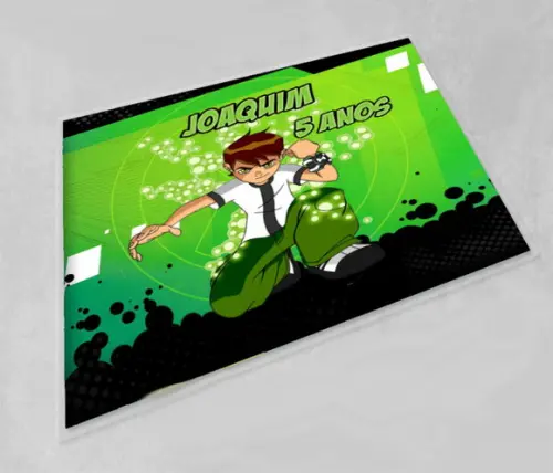 Decoração de Mesa Jogo Americano Lavável do Ben 10