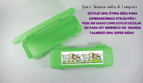 Estojo Multiuso de Lembrancinhas Safari Baby