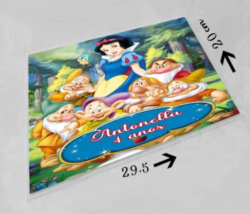 Jogo Americano Lavável da Branca de Neve