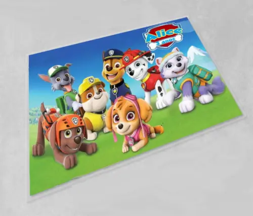 Jogo Americano Lavável Souplast da Patrulha Canina