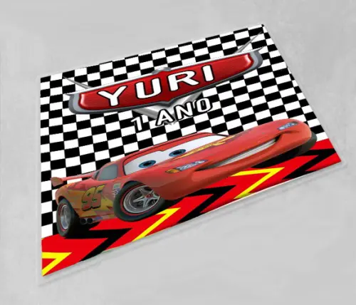 Jogo Americano para Decoração de Mesa Carros Disney