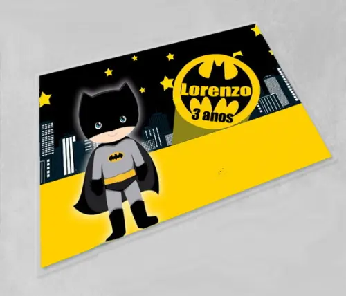 Jogo Americano Personalizada e Lavavel do Batman