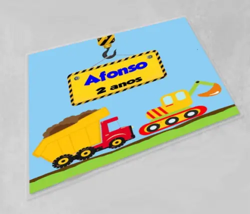 Jogo Americano Personalizado Construção