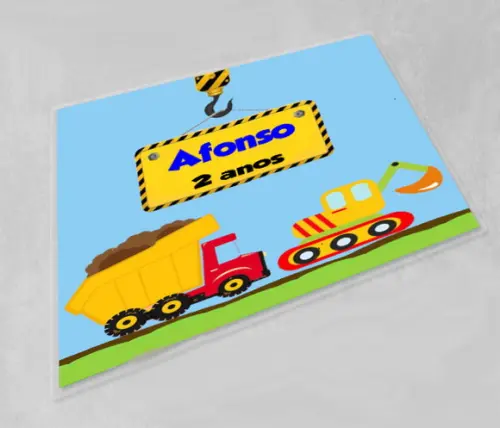 Jogo Americano Personalizado Construção