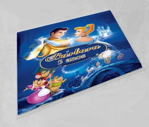 Jogo Americano Personalizado e Lavável da Cinderela