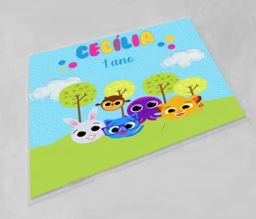 Jogo Americano Personalizado e Lavavel Bolofofos